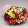 Букет из 25 разноцветных альстромерий — вид 2
