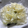 Букет из 5 белых французских роз — вид 2